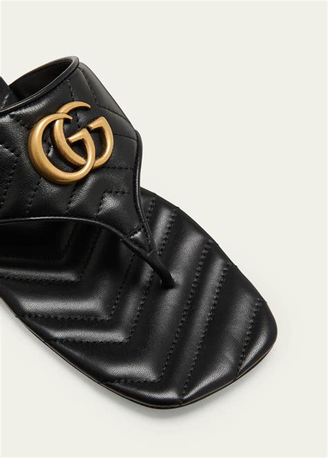 Gucci marmont thong sandals sale